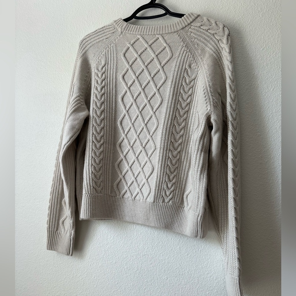 NILI LOTAN Coras Wool Cable-Knit Sweater - Picture 11 of 12
